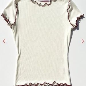 Ellen Tee - LISA SAYS GAH - Ivory/Cherry